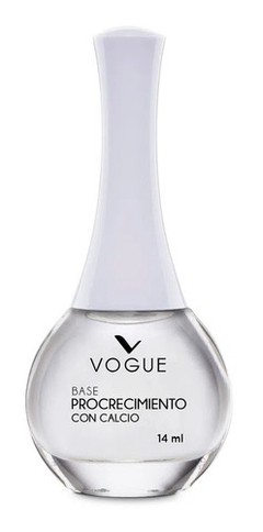 Base Pro Crecimiento De Uñas Vogue Efecto Spa Con Calcio