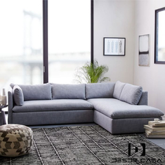 Sillón sofá praga esquinero 2 módulos 2,35mts - comprar online