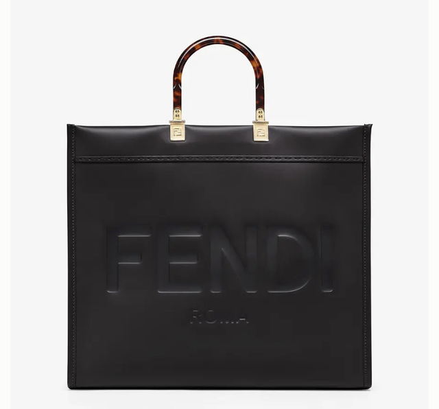 Bolsa Fendi Sunshine Preta