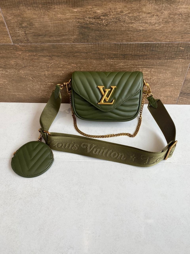 Bolsa louis vuitton verde hotsell