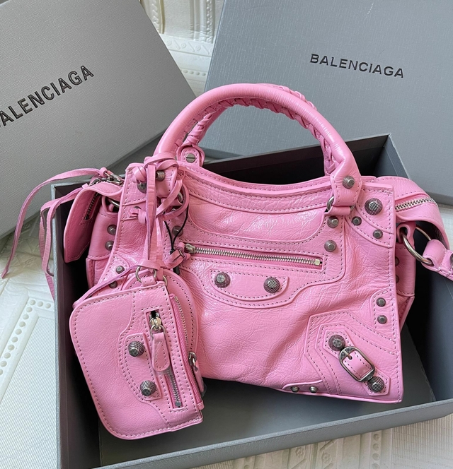 Mini Bolsa Balenciaga Neo Rosa