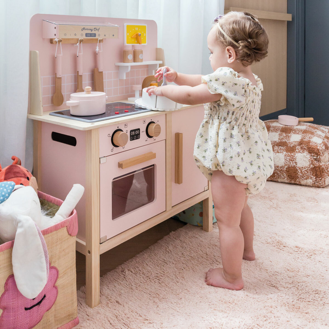 Jogo De Cozinha Infantil Kit Panelinhas e Comidinhas
