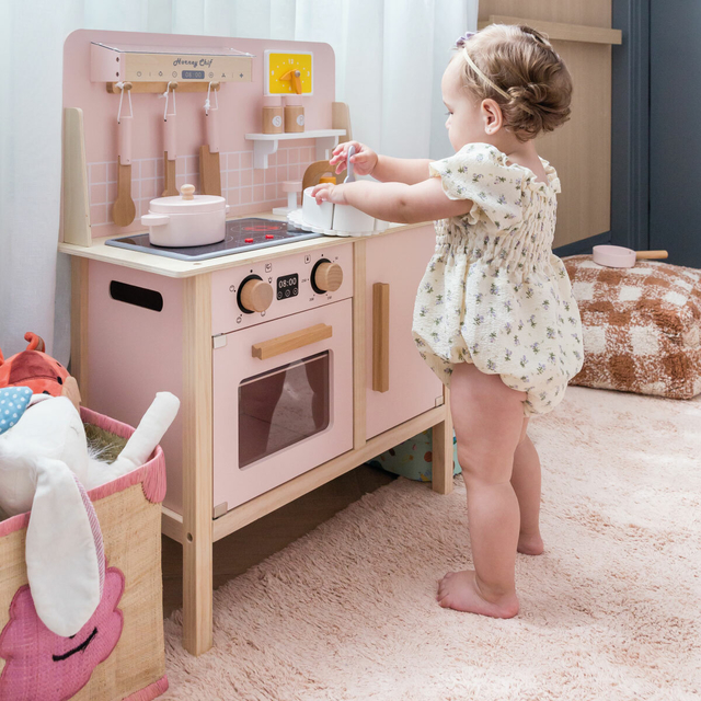 Kit Jogo De Cozinha Infantil Completo Para Comidinha Le Chef