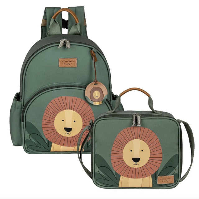 Kit Mochila + Lancheira Infantil Safari - Masterbag Kids
