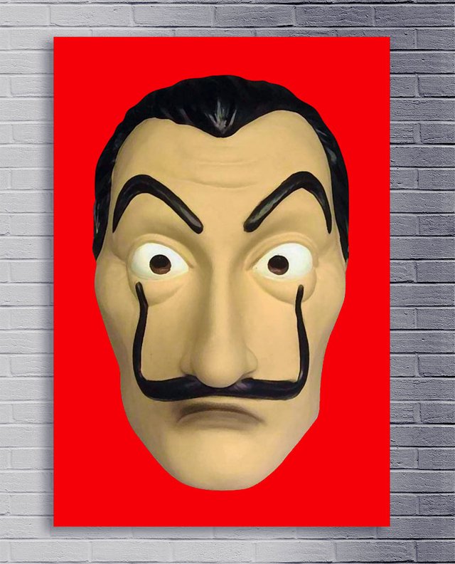 Cuadro La Casa de Papel - Mascara Dalí