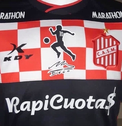 Estampado Parche homenaje maradona san martin tucuman