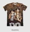 Camisa Levi Ackerman e Eren Yeager