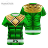 Camisa Uniforme Power Ranger Green