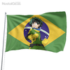 Bandeira do Brasil - Boku no Hero Academia - Midoriya Izuku