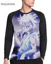 Camisa Manga Longa Raglan Killua Hunter x Hunter Estampa Total - comprar online