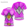 Camisa Uniforme Power Ranger Pink