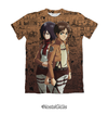 Camisa Exclusiva Mikasa e Eren - Cadetes Mangá