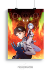 Poster Shinji Ikari e Rei Ayanami - Evangelion