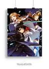Poster Kirito e Asuna - Sword Art Online - V.03