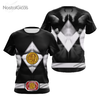 Camisa Uniforme Power Ranger Black