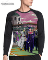 Camisa Manga Longa Raglan JoJo's Bizarre Adventure Estampa Total Frente