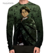 Camisa Manga Longa Levi Ackerman Mangá - V.3