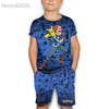 Kit Infantil Exclusivo Camisa + Short Ash e Pikachu