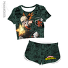 Kit Feminino Cropped + Short Katsuki Bakugo - Boku no Hero Academia