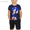 Kit Infantil Camisa + Short Sonic