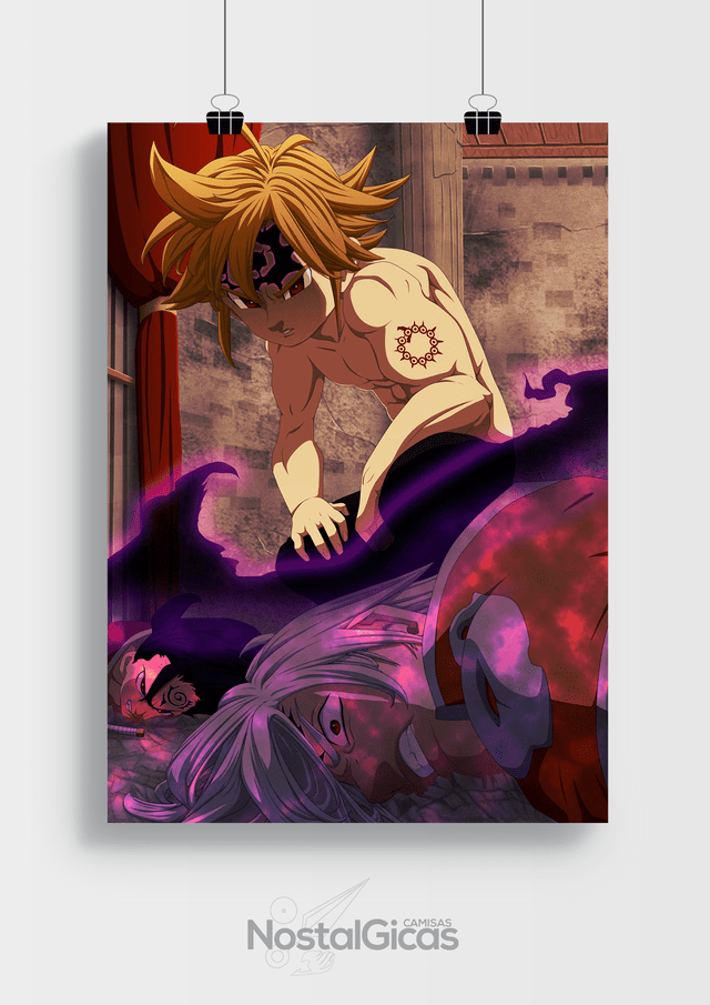 Quadro Poster Nanatsu No Taizai The Seven Deadly Sins Anime