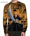 Camisa Manga Longa Ichigo Kurosaki Mangá - V.4