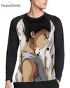 Camisa Manga Longa Raglan Gon Enfurecido Estampa Total