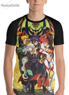 Camisa Raglan Tengen Toppa Gurren-Lagann