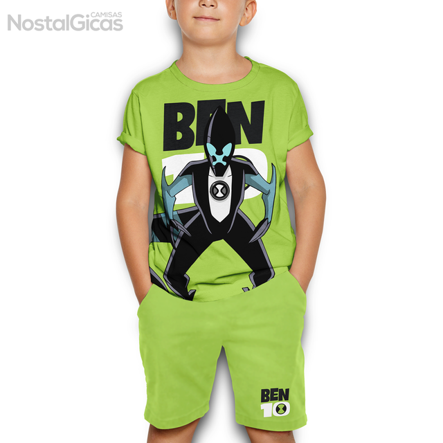 Camiseta Uniforme Ben 10 Clássico - Cartoon Cosplay