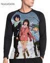 Camisa Manga Longa Raglan Noragami Estampa Total