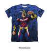Camisa Exclusiva All Might - Super Hero Mangá - Blue