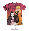 Camisa Exclusiva Nezuko e Zenitsu Mangá - Kimetsu No Yaiba