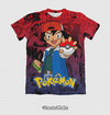 Camisa Exclusiva Ash Ketchum Pokémon Mangá MOD.2