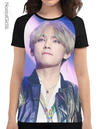 Camisa Raglan BTS Estampa Total Frente MOD.9