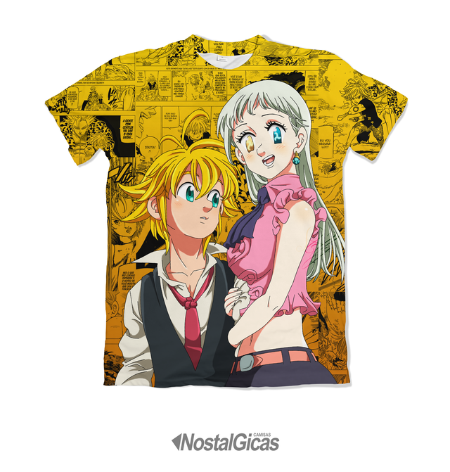 Camisa Manga Longa Print Nanatsu no Taizai - 3ª Temporada