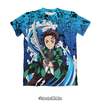 Camisa Exclusiva Tanjiro Kamado Mangá - Water Breathing V.3