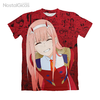 Camisa Exclusiva Darling in The Franxx Mangá - Zero Two Smile