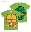 Camisa Uniforme - Michelangelo - Tartarugas Ninja