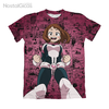 Camisa Exclusiva Uraraka Ochaco - Mangá - 001