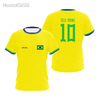 Camisa Uniforme Brasil 2022 - Yellow (Nome e Número Personalizáveis)