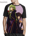 Camisa Raglan Code Geass Estampa Total Frente MOD.03