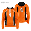 Moletom Uniforme Karasuno - Orange - Personalizável