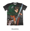 Camisa Exclusiva Levi Ackerman - Tropa de Exploração Mangá