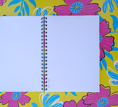 Cuaderno Fleurs Amarillo A4