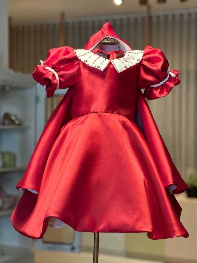 Vestido Inspira o Luxo Chapeuzinho Vermelho