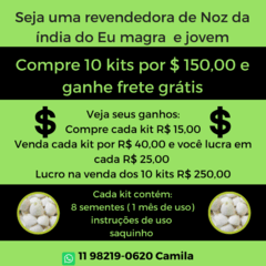 KIT REVENDEDORA | 10 KITS (SAQUINHO + FOLDER) - comprar online