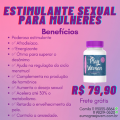 PLAY WOMAN | Estimulante sexual feminino - frete grátis - loja online