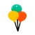 Bico de Pato Balões em Acrílico | Dalella