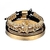 Conjunto 4 Pulseiras Golden Chronos na internet