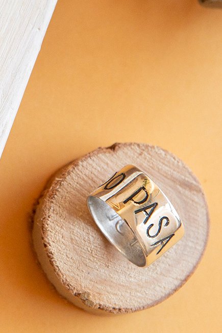 Anillo cinta de plata 925 para personalizar